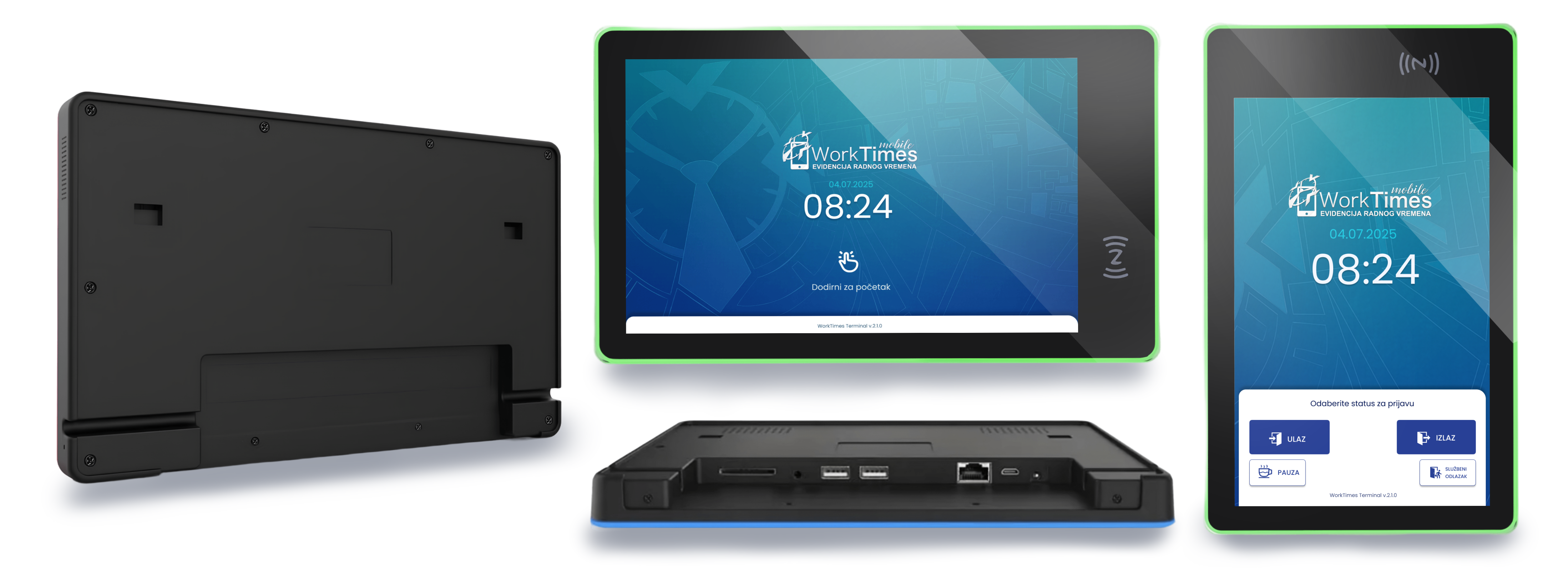Android Touch Terminal za evidenciju radnog vremena